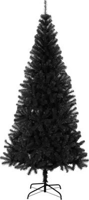 Obrázok produktu pre vidaXL Umelý vianočný stromček so stojanom čierny 240 cm PVC