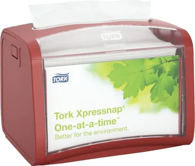 Produktbild von TORK Xpressnap Servietten-Tischspender rot