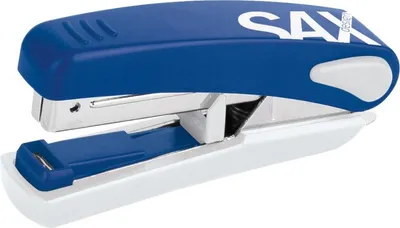 Produktbild von SAX Design Flachhefter "Flat clinch", 20 Blatt, blau