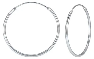 Produktbild von Creolen Ohrringe 925 Silber 30 mm