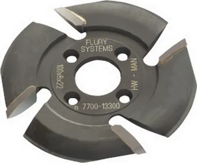 Produktbild von Flury Harzgallenfräser 100x8x22mm Z=4 für Fräsen von Lamello Mafell Bosch 901060