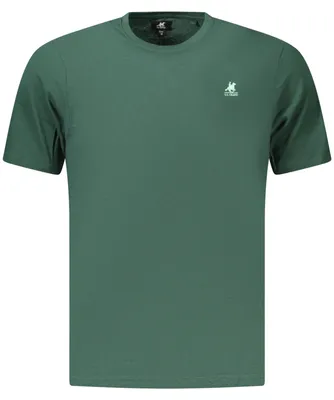 Immagine prodotto di Maglietta da uomo a maniche corte verde con scollo rotondo e moderna stampa del logo