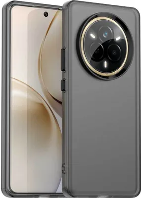 Immagine prodotto di Custodia per Realme 14 Pro 5G, custodia sottile semi-trasparente opaca antiurto per telefono Nero