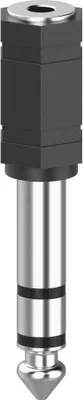 Zdjęcie produktu dla Hama 00205194, 3.5mm, 6.3mm, Czarny, Srebrny
