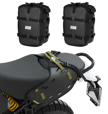 Obrázek produktu pro SCHNORR BagHub + boční brašny, sada 2 ks, 36 l, měkké brašny na motorku – kompatibilní s Ducati DesertX