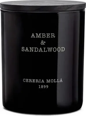 Produktbild von Cereria Molla 1899 Duftkerze 230g Amber & Sandalwood