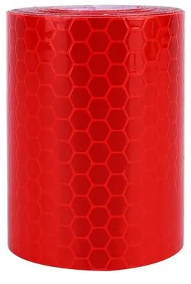 Produktbild von Reflektierende Waarschuwingsband 5 cm x 3 m, Roter Selbstklebender Sicherheitsstreifen