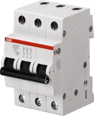 Immagine prodotto di Mini Interruttore Sh203-B25A 3P 6Ka