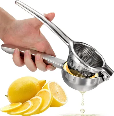 Produktbild von Welikera Zitruspressenaufsatz Zitruspresse Zitronenpresse hergestellt aus robustem Edelstahl, Universelle Größe - Auspressen bis zum letzten Tropfen