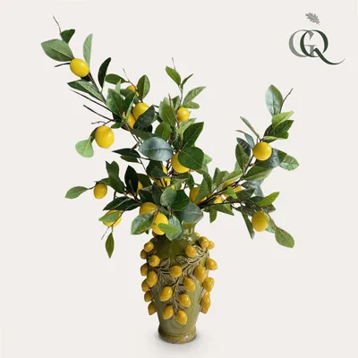 Produktbild von Umělé květiny - Kytice - Lemon Glow - ↕80cm