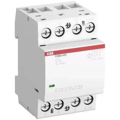 Produktbild von ESB63-31N-06, Schütz, Weiß, IP20, AC/DC, 54 mm, 65 mm