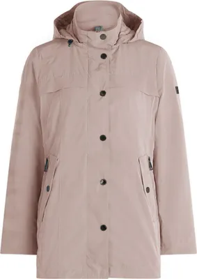 Produktbild von Betty Barclay Outdoor Jacke mit abnehmbarer Kapuze, Zweiwege-Reißverschluss, tailliert, Stehkragen, Gesamtlänge 74 cm