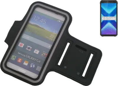 Produktbild von Kompatibel mit Blackview BV5500 Plus Neopren Jogging Armband Sportarmband Oberarmband schwarz kompatibel mit Blackview BV5500 Plus mit Reflektor