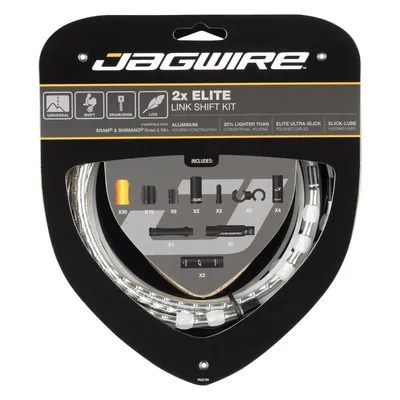 Produktbild von Jagwire 2x Elite Link Shift Kit – Silber