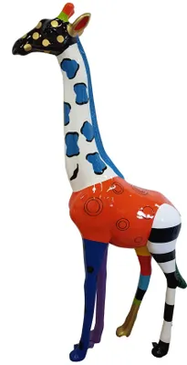 Immagine prodotto di Figura di design Statua di figure moderne Statue Decorazione Decorazione Giraffa Giardino Nuovo