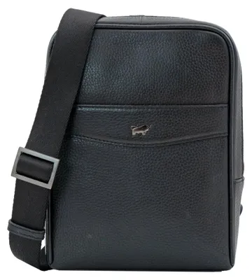 Immagine prodotto di Borsa a tracolla THEO, modello cross body, colore nero, da uomo - in pelle