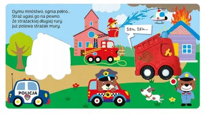 Imagen del producto de Książka z dźwiękami Moje pierwsze dźwięki - interaktywna dla niemowląt 0+ Straż