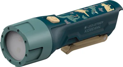 Produktbild von Ledlenser KIDBEAM4 Taschenlampe grün, 70 Lumen, 12m Leuchtweite, 18h Laufzeit