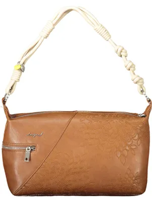 Produktbild von Stylische braune Handtasche mit verstellbarem Schultergurt und Fächern
