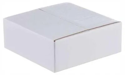 Produktbild von Klappkarton 450 x 350 x 80 mm, weiß-braun, 365 g