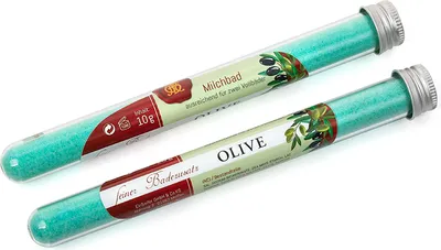 Produktbild von 2 x Feines Milchbad Olive im Röhrchen