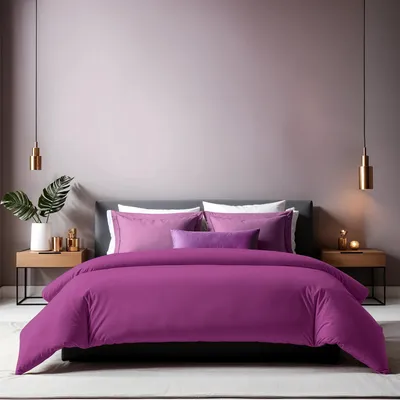 Produktbild von L'Essentiel Linge de Maison, Tonne Viole - 42, Ranforce Einzelbettbezug (FR), 100 % BAUMWOLLE RANFORCE, Lila,  140 x 200 cm