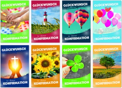Produktbild von Konfirmation 100-er Bundle Glückwunschkarten mit Umschlag €