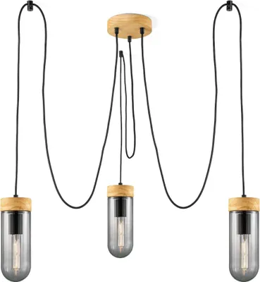Produktbild von Home Sweet Home Hängeleuchte Capri - Rauchglas - 120x120x100cm