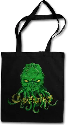 Produktbild von Urban Backwoods Cthulhu Coexist, Stofftasche, Farbe: Schwarz