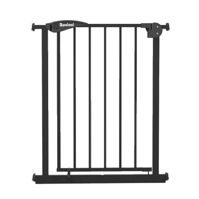 Image de Barrière de sécurité Baninni Fina noire - 67 cm à 75 cm