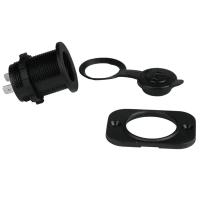 Produktbild von Hama Mountable Socket, 52 g, 90 mm, 105 mm, 45 mm, Schwarz