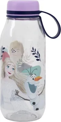 Produktbild von Plastikflasche mit Silikonschlaufe DISNEY FROZEN, 460ml, 74282