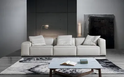 Produktbild von Big Sofa Couch 4 Sitzer Vier Couchen Polster Sitz XXL Sofas Couchen Leder