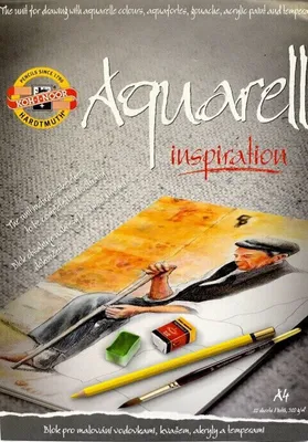 Obrázek produktu pro KOH-I-NOOR Aquarell Inspiration Skicář 20 A4 320 g