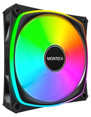 Produktbild von Montech AX120 PRO, Ventilator, 12 cm, Schwarz