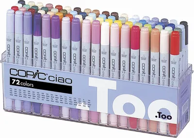 Produktbild von COPIC Hobbymarker ciao 72er Set A