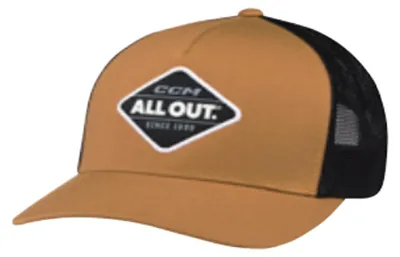 Produktbild von Cap CCM All Out Meshback Trucker Senior braun