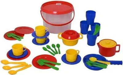 Obrázok produktu pre Plasto Kitchen toys in bucket, Kuchyne, 1 rok / roky, Viacfarebný
