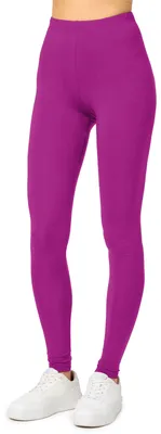Produktbild von Merry Style Damen Lange Leggings aus Viskose MS10-143 (Fuchsie, XXL)