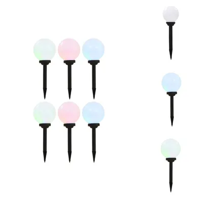 Immagine prodotto di vidaXL Lampade solari da esterno 6 pz. Globo LED 20 cm RGB - Illuminazione esterna