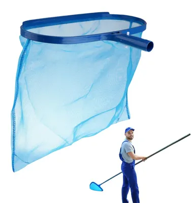 Imagen del producto de Skimmer para piscina - Skimmer de hojas - Red de limpieza - Mantenimiento - Ligero y duradero.