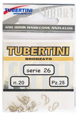 Produktbild von 25 Friedfisch Haken Tubertini Angelhaken lose Gr. 20