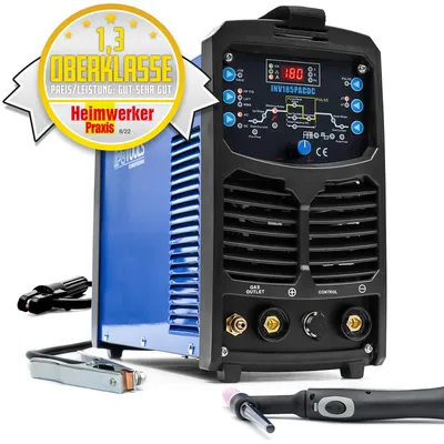 Produktbild von IPOTOOLS INV185PACDC WIG Schweißgerät AC DC Inverter Schweissgerät Pulse HF MMA