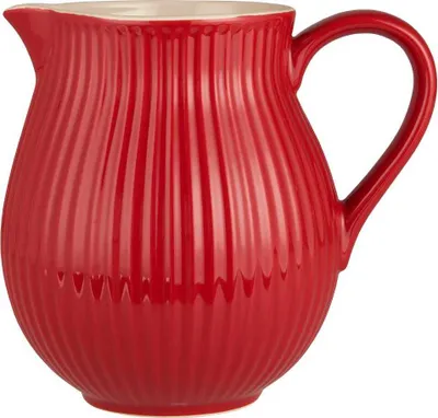 Produktbild von IB Laursen Kanne 2 Liter Mynte STRAWBERRY Rot Keramik Geschirr Karaffe Krug