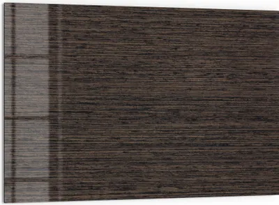 Produktbild von DEQORI Küchenrückwand Glas 60x40 cm 'Holz horizontal gemasert' Spritzschutz Bad Rückwand