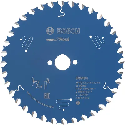Produktbild von EXPERT Wood Kreissägeblatt, 160x2,2/1,6x20 mm, Z36