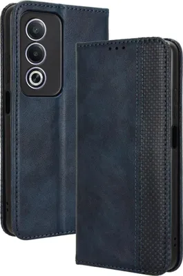Produktbild von OPPO A80 Hülle - Coverup Vintage Style Klapphülle - Blau