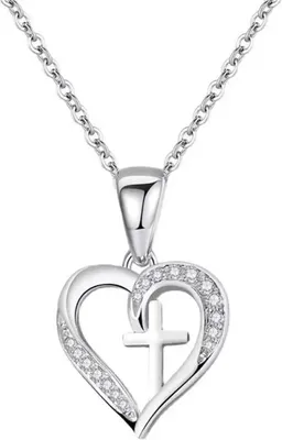 Produktbild von Halskette Elegant Cross - Silber für Damen KP28756