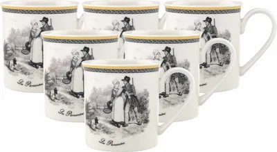 Obrázok produktu pre Villeroy & Boch Audun Chasse hrnček na kávu 300 ml sada 6 ks - DS