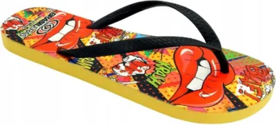 Produktbild von Brasileras Damen Flip Flops Pop Art 36-37 EU
